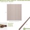 Ekena Millwork 94H x 1/4T Adjustable Wood Slat Wall Panel Kit w/ 1W Slats, Walnut contains 42 Slats SWW84X94X0250WA - alternate 3